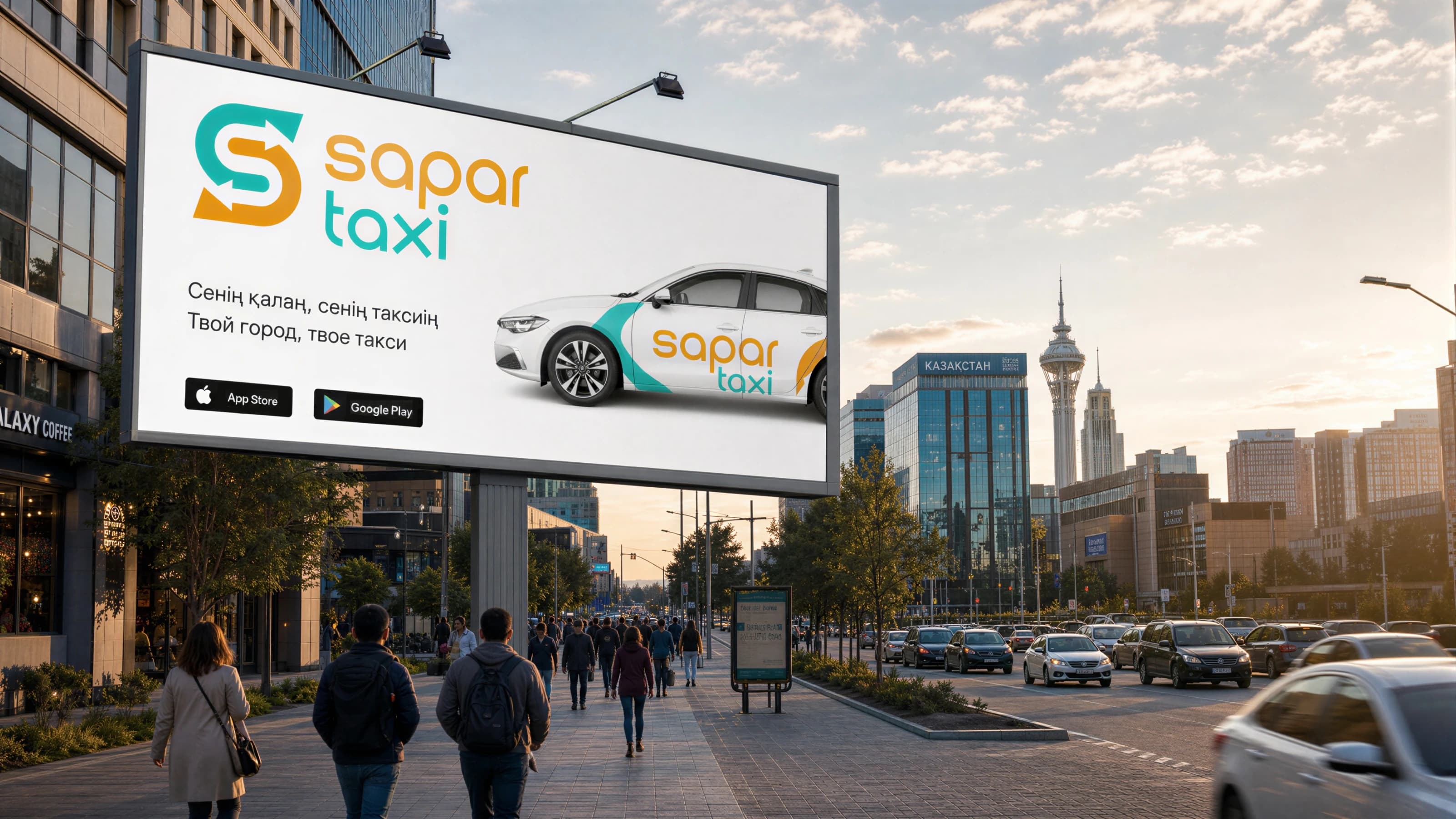 Брендинг Sapar Taxi